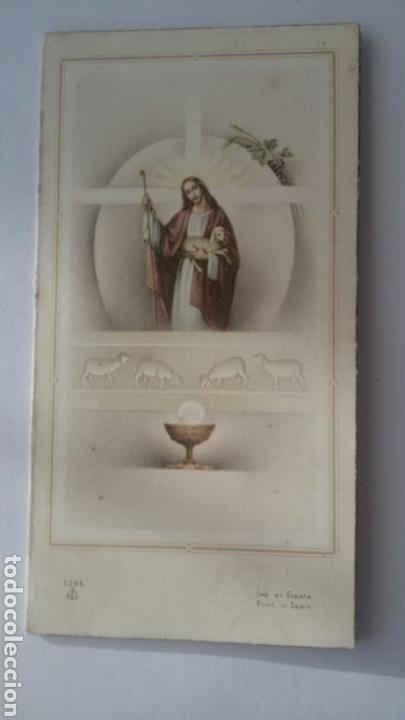 Postales: Recordatorio de Primera Comuni&oacute;n. 1950 - Foto 1