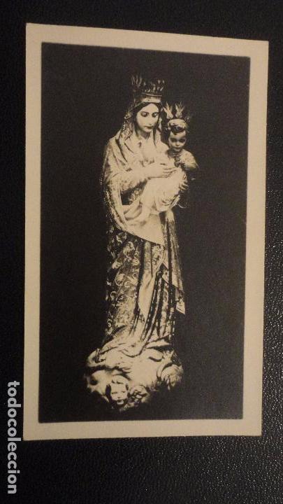 Postais: ANTIGUA FOTOGRAFIA DE VIRGEN CON NI&Ntilde;O SIN IDENTIFICAR.