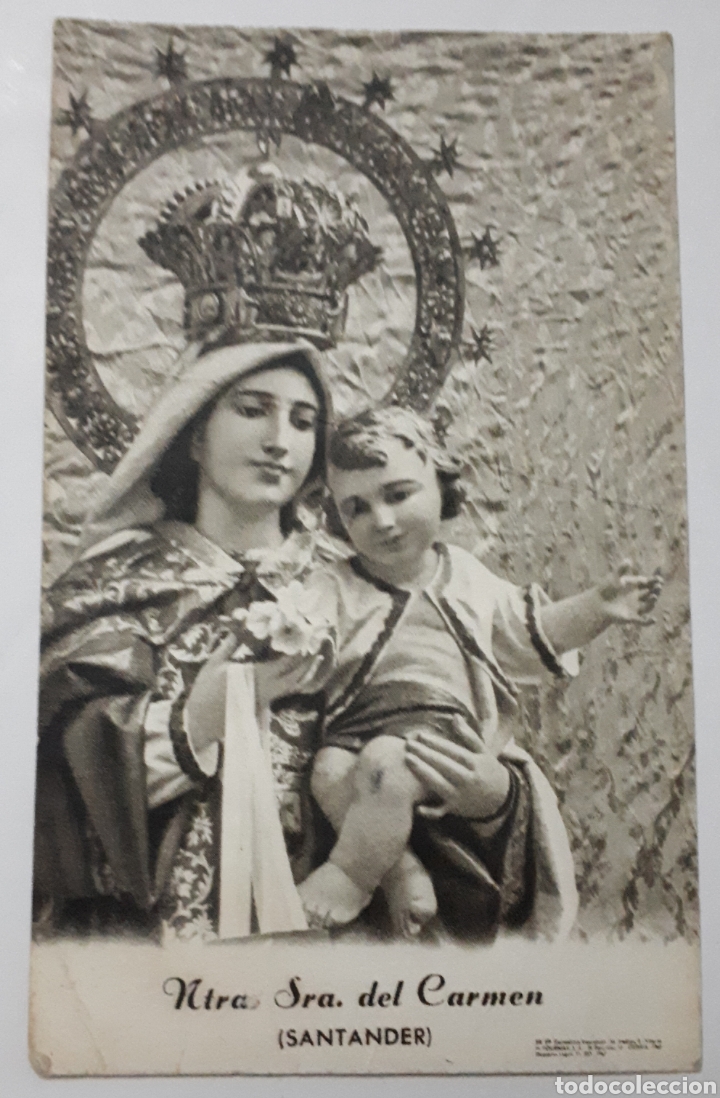 Postales: Ntra. Sra. del Carmen ( santander) - Foto 1