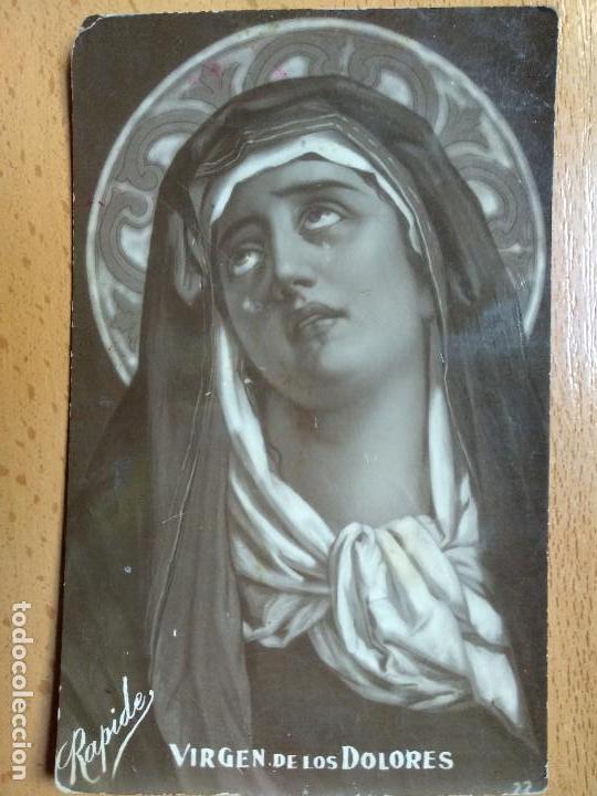 Postales: VIRGEN DE LOS DOLORES. RAPIDE. ESCRITA EN 1929.