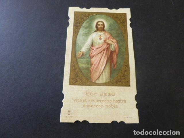 Postales: SAGRADO CORAZON DE JESUS ANTIGUA ESTAMPA CROMOLITOGRAFICA