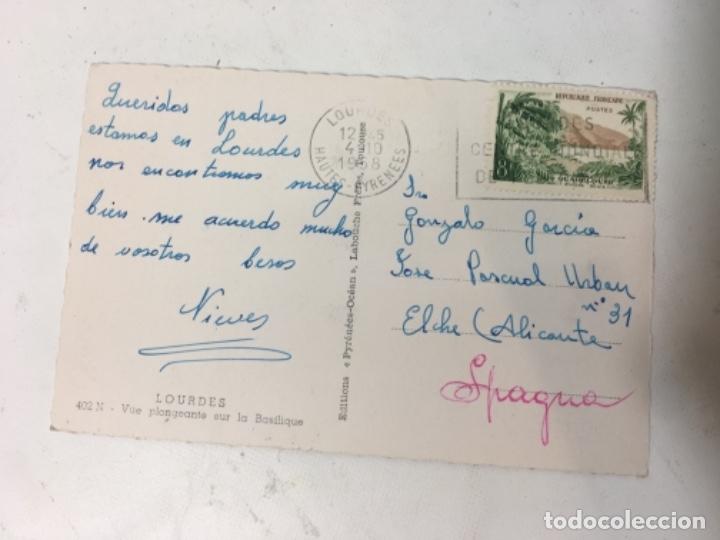 Postales: Original Lourdes circulada - Foto 2