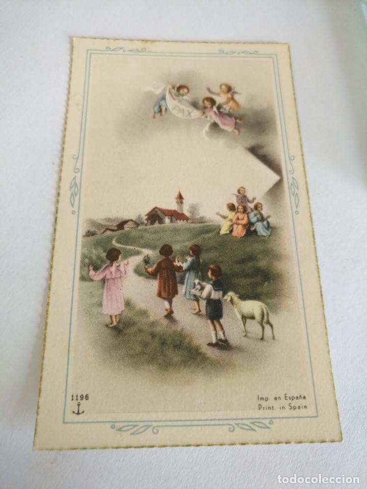 Postales: ANTIGUO RECORDATORIO DE COMUNION RELIGIOSOS ESTAMPA SIN ESCRIBIR