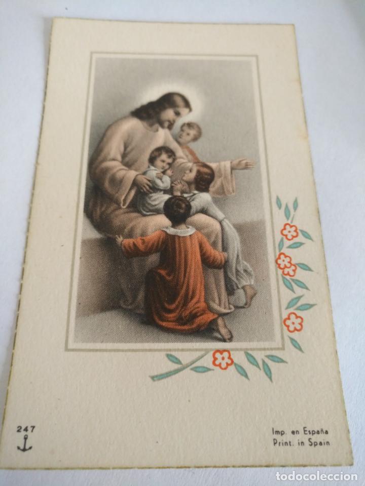 Postales: ANTIGUO RECORDATORIO DE COMUNION RELIGIOSOS ESTAMPA SIN ESCRIBIR