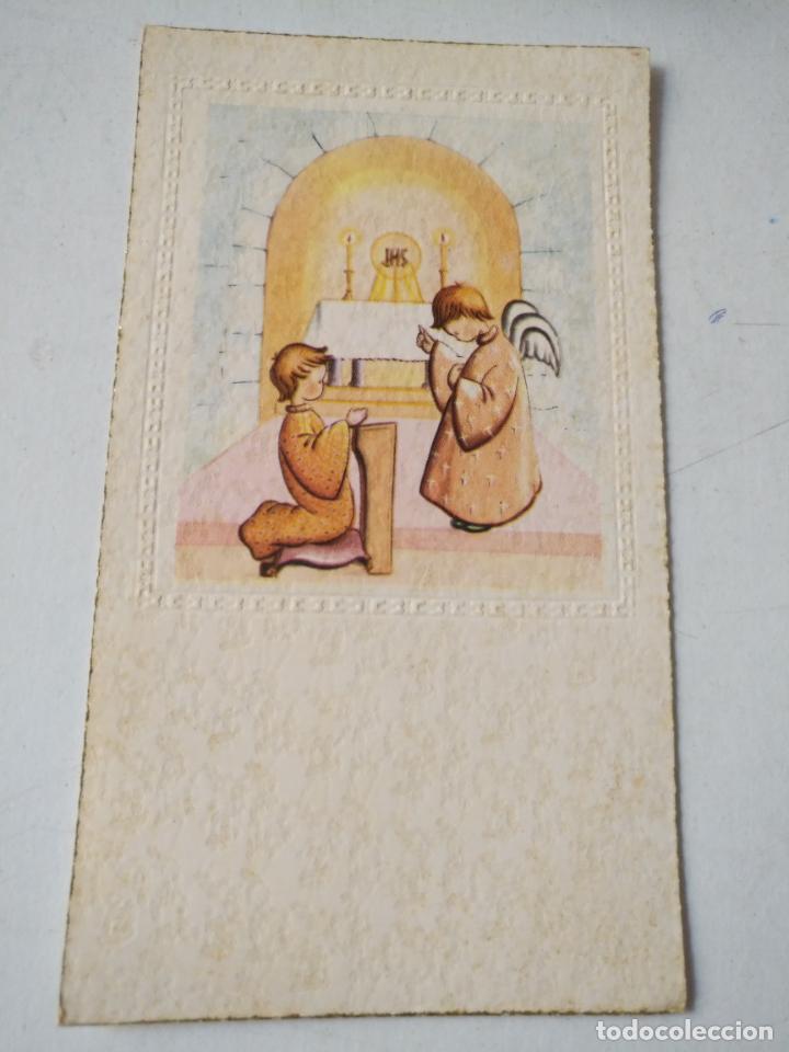 Postkarten: ANTIGUO RECORDATORIO DE COMUNION RELIGIOSOS ESTAMPA SIN ESCRIBIR