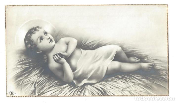 Postales: ESTAMPITA RELIGIOSA.- NI&Ntilde;O JES&Uacute;S. ESCRITA EN EL REVERSO- 1935