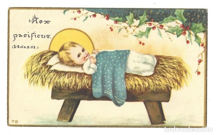 Postales: ESTAMPITA RELIGIOSA. REX PACIFICUS - Foto 1