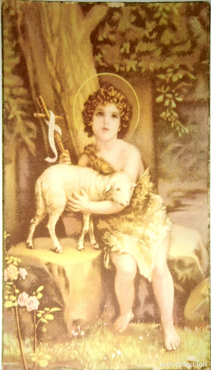 Postkarten: TARJETA POSTAL RELIGIOSA. EL NI&Ntilde;O JES&Uacute;S CON CORDERITO. BUEN PASTOR DE MURILLO.