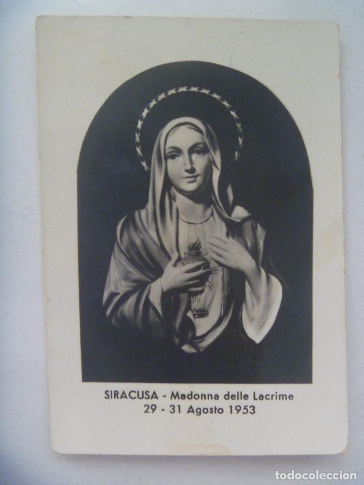Postales: ESTAMPA FOTOGRAFICA DE LA MADONNA DE LA LAGRIMA . SIRACUSA, 1953