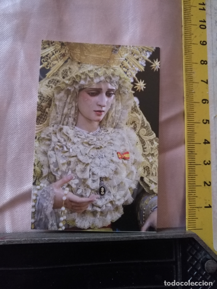Postales: ESTAMPA O POSTAL DE LA SEMANA SANTA DE CADIZ CAPITAL VIRGEN - VER TAMA&Ntilde;O EN FOTO