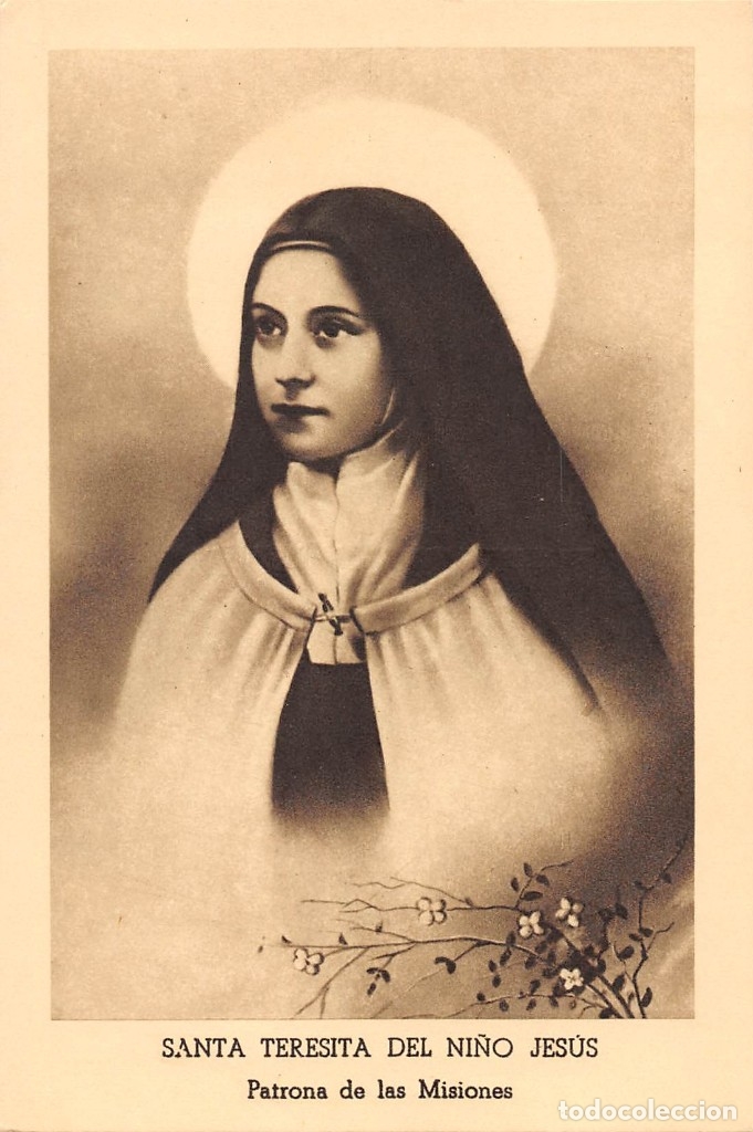 Postales: SANTA TERESITA DEL NI&Ntilde;O JES&Uacute;S.- PATRONA DE LAS MISIONES