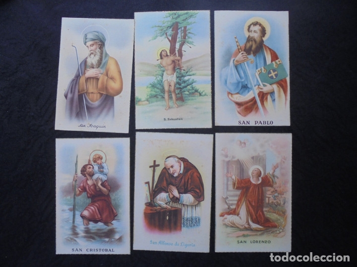 Postales: Lote de 6 postales de Santos - Foto 1