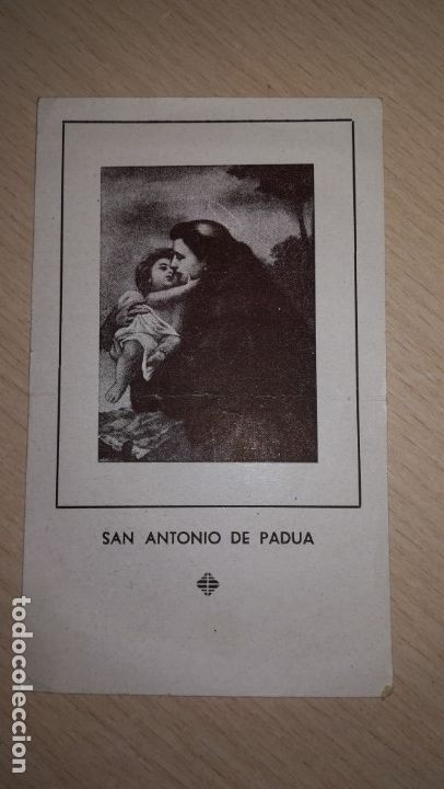 Postales: RECORDATORIO RELIGIOSO SAN ANTONIO DE PADUA