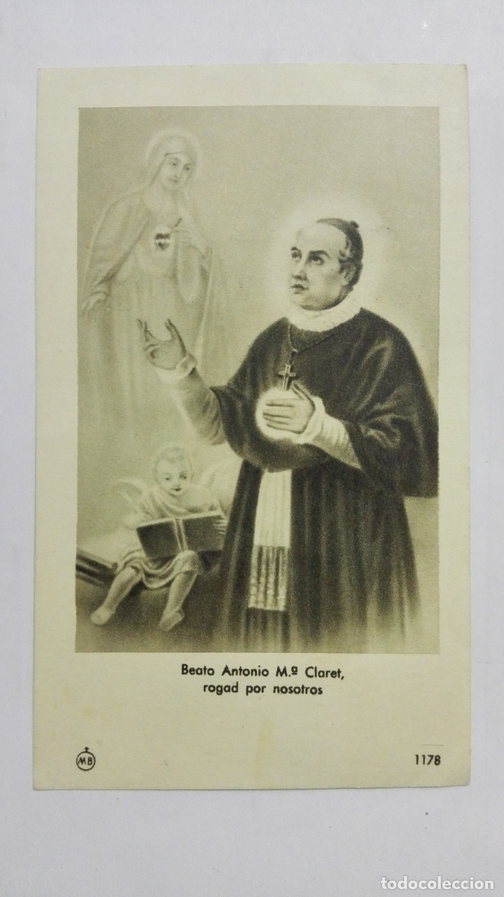 Postkarten: ESTAMPA BEATO ANTONIO M&ordm; CLARET, ROGAD POR NOSOTROS