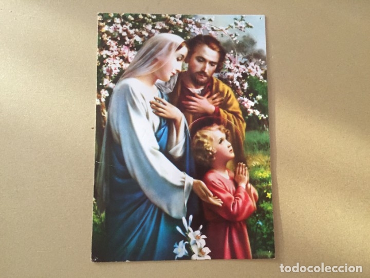 postal la sagrada familia jesus maria y jose - Comprar Postales religiosas y recordatorios en todocoleccion - 176230990