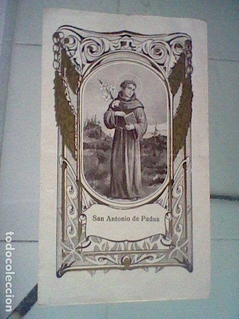 Postales: SAN ANTONIO PADUA DIPTICO MARTES DECIMO