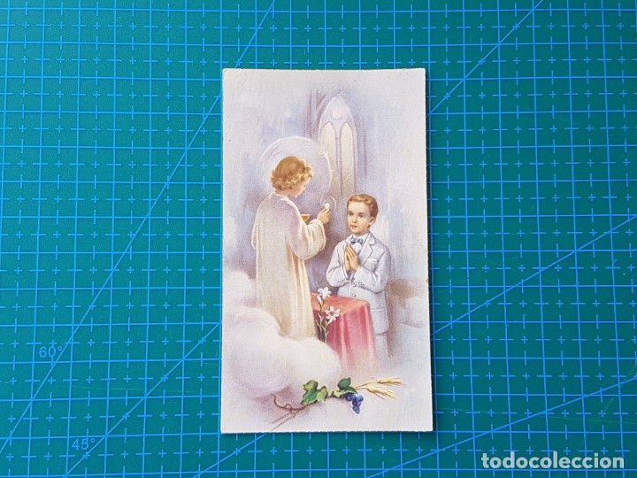 Postales: RECUERDO PRIMERA COMUNION. NI&Ntilde;O JESUS. ORACION. DOMUS LT 23. TACO-TENERIFE-1964