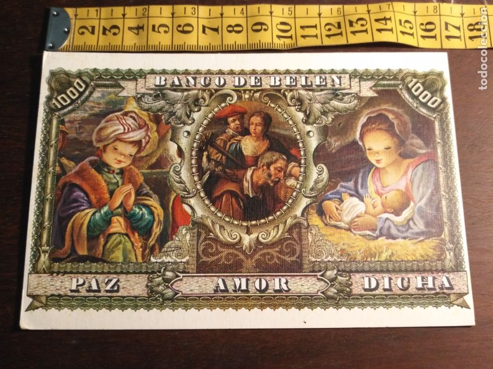 Cartoline: FELICITACION NAVIDAD TARJETA ESCRITA diptico navidad portal DE belen NACIMIENTO - VIRGEN NI&Ntilde;O JESUS