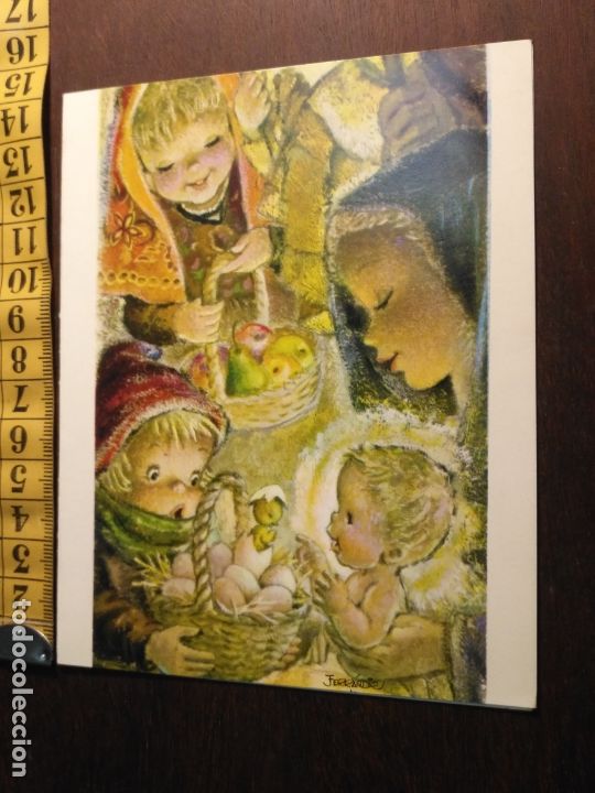 Postales: FELICITACION NAVIDAD TARJETA ESCRITA diptico navidad portal DE belen NACIMIENTO - VIRGEN NI&Ntilde;O JESUS