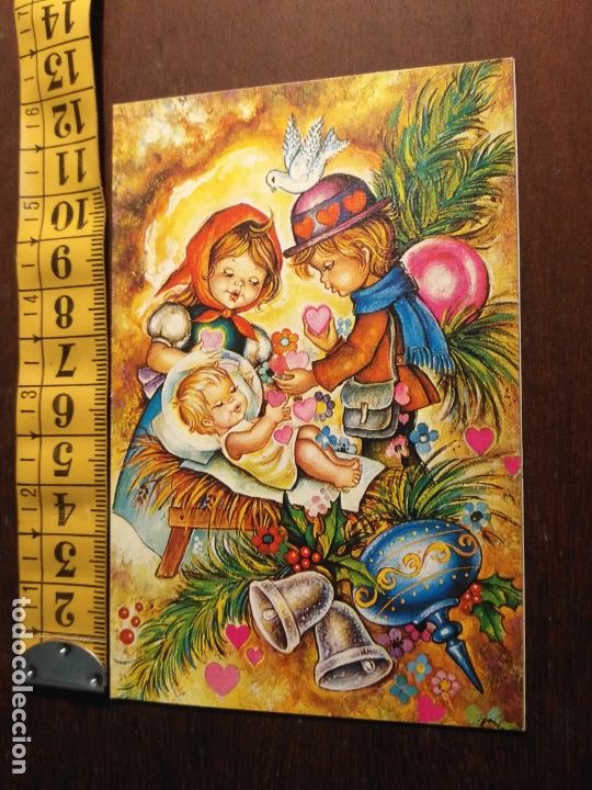 Postais: FELICITACION NAVIDAD TARJETA ESCRITA diptico navidad portal DE belen NACIMIENTO - VIRGEN NI&Ntilde;O JESUS
