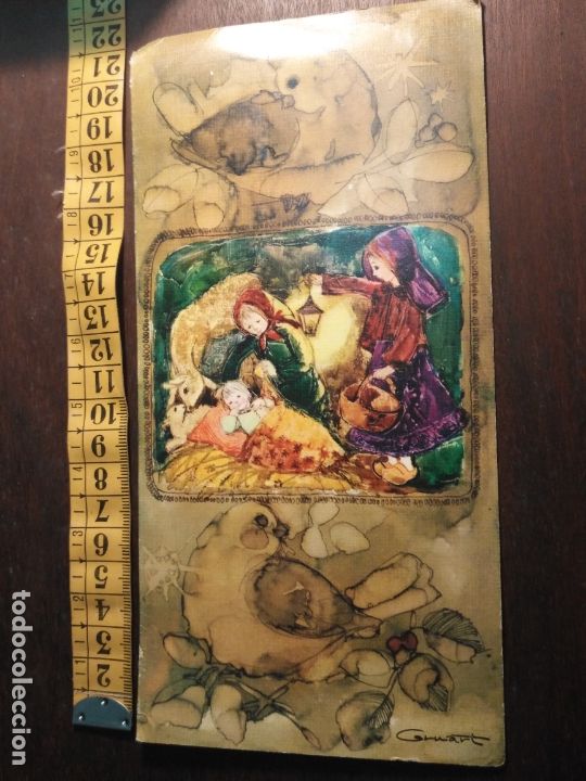 Postales: FELICITACION NAVIDAD TARJETA ESCRITA diptico navidad portal DE belen NACIMIENTO - VIRGEN NI&Ntilde;O JESUS