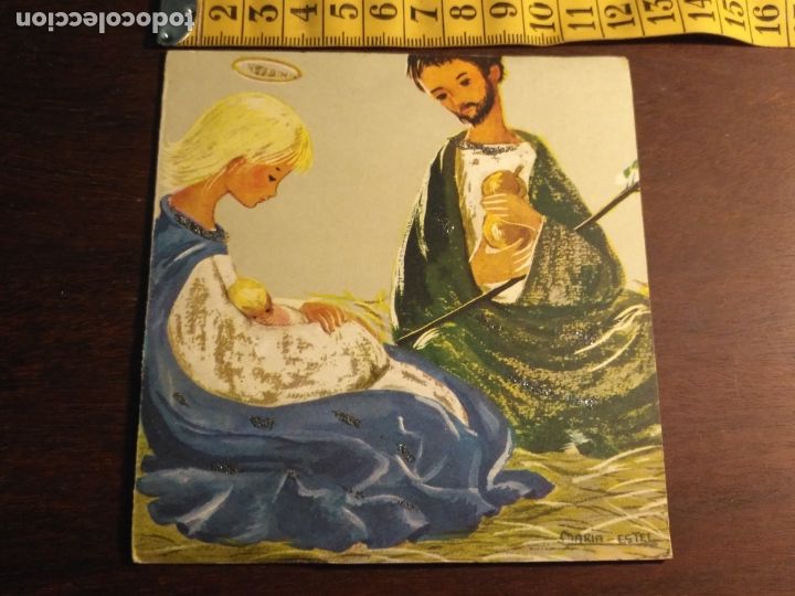 Postais: FELICITACION NAVIDAD TARJETA ESCRITA diptico navidad portal DE belen NACIMIENTO - VIRGEN NI&Ntilde;O JESUS