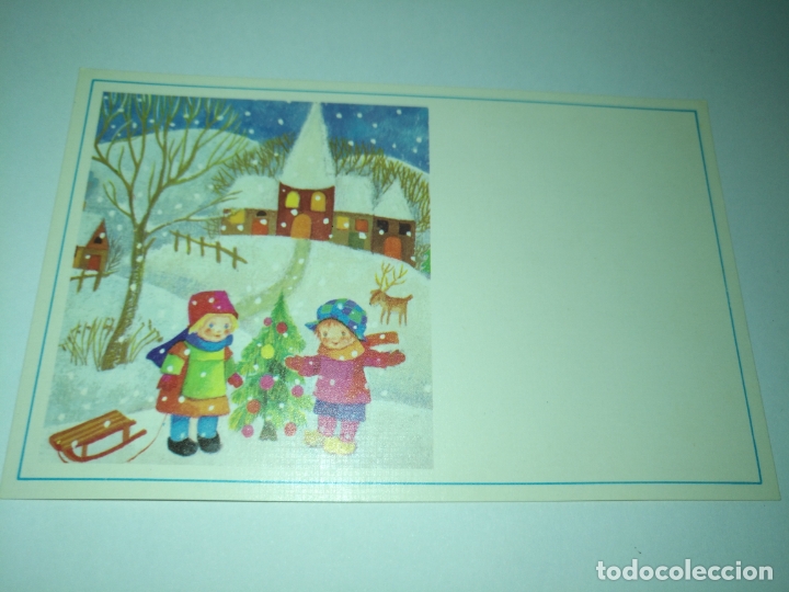 Cartoline: FELICITACION NAVIDAD TARJETA NAVIDE&Ntilde;A ESCRITA sencilla Christmas