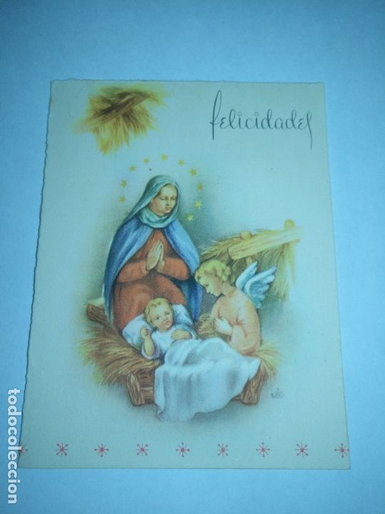 Cartoline: FELICITACION NAVIDAD TARJETA NAVIDE&Ntilde;A - no esta ESCRITA - sencilla Christmas