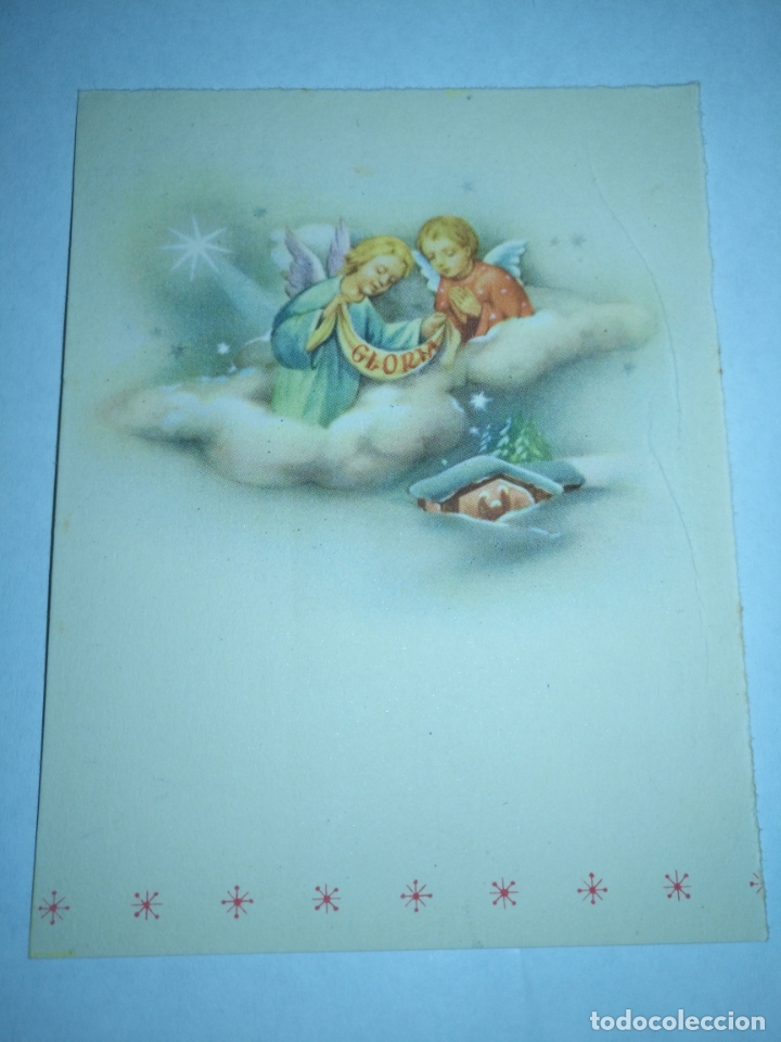 Cartoline: FELICITACION NAVIDAD TARJETA NAVIDE&Ntilde;A - no esta ESCRITA - sencilla Christmas