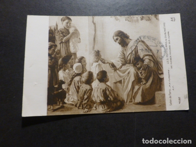 Postales: JESUS CON LOS NI&Ntilde;OS POSTAL - Foto 1