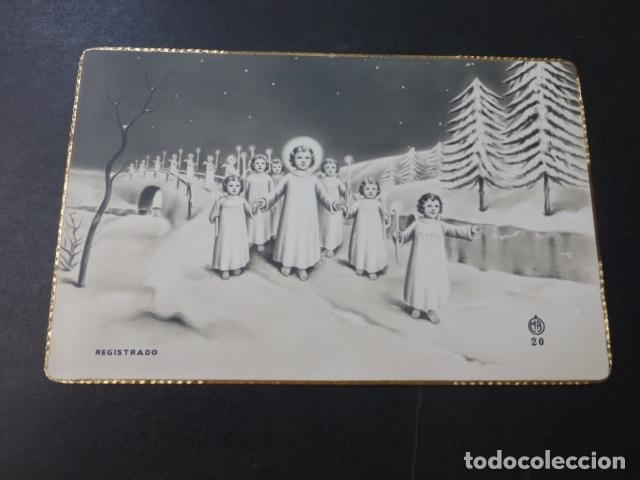 Cartoline: NI&Ntilde;O JESUS CON NI&Ntilde;OS POSTAL