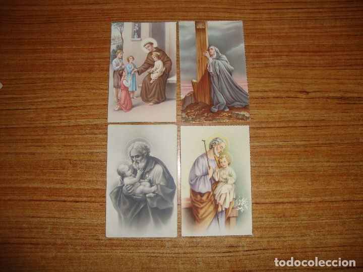 Postales: LOTE DE 4 POSTALES TEMA RELIGIOSO - Foto 1