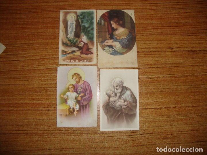 Postales: LOTE DE 4 POSTALES TEMA RELIGIOSO - Foto 1