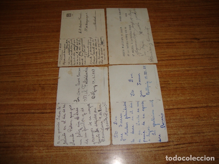 Postales: LOTE DE 4 POSTALES TEMA RELIGIOSO - Foto 2