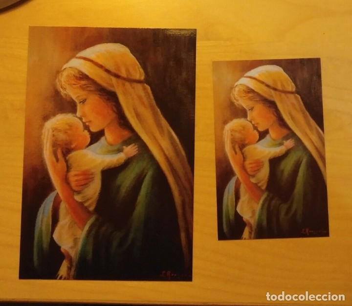 Postales: EV 36 Postal y Estampa Virgen con el Ni&ntilde;o Jes&uacute;s - ED Bilbao n&ordm; 42