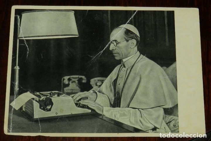Cartes Postales: FOTO POSTAL DEL PAPA PIO XII, ED. ART. GRAF. SOLIVELLAS, NO CIRCULADA.