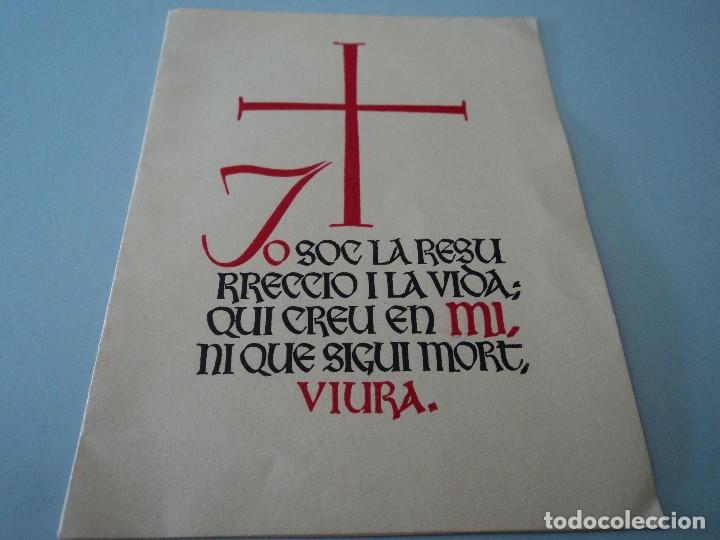 Cartoline: RECORDATORIO DE DEFUNCION PARROQUIA DE SAN ILDEFONSO 1961