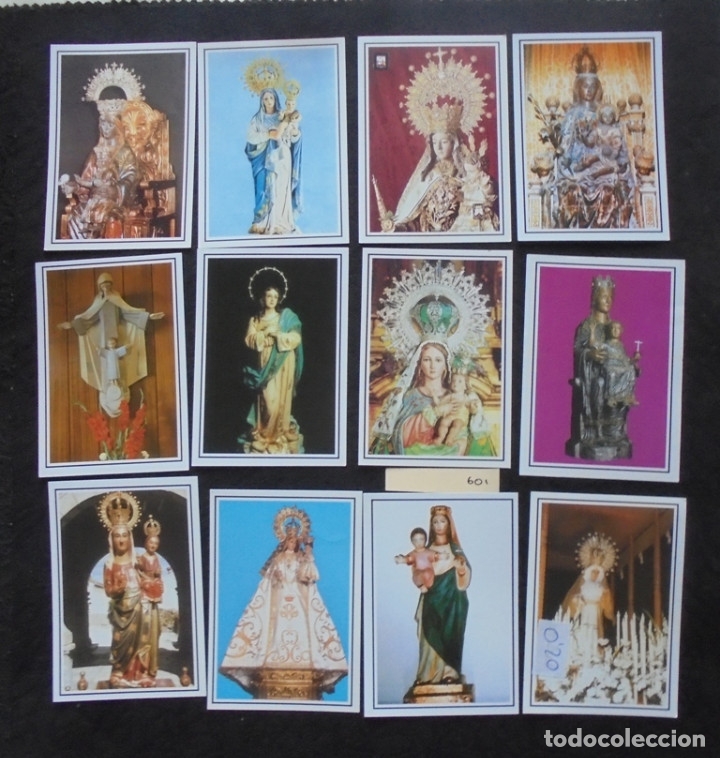 Postales: Lote 12 estampas religiosas Santas