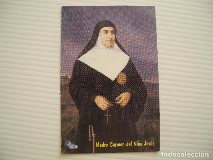 Postales: Madre Caremen del Ni&ntilde;o Jes&uacute;s. Calendario 2005