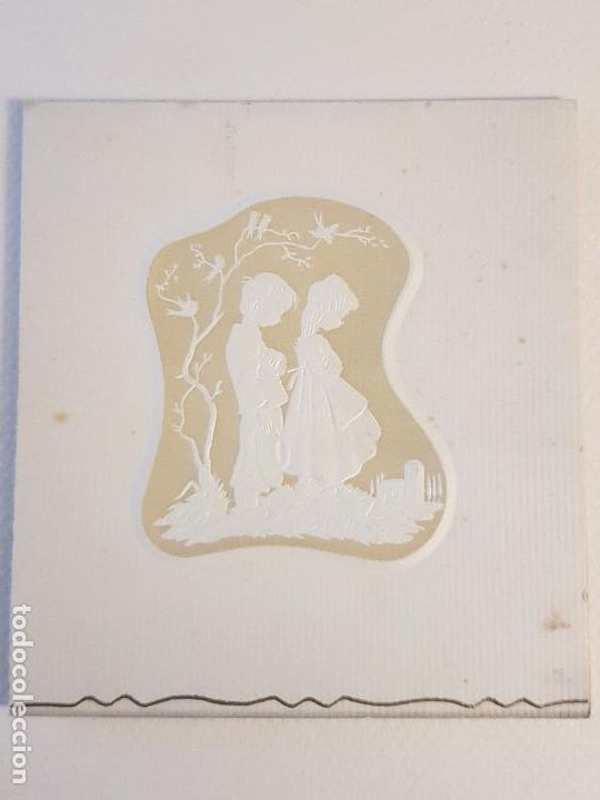 Postales: RECORDATORIO PRIMERA COMUNION 1959 MOTIVO EN RELIEVE