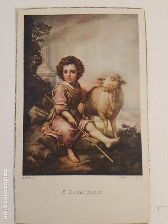 Postales: EL DIVINO PASTOR ESTAMPA CROMOLITOGRAFICA