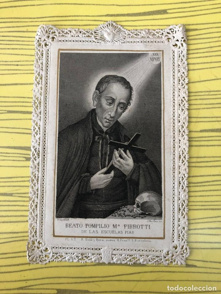 Postales: ESTAMPA BEATO POMPILIO M&ordf; PIRROTTI DE LAS ESCUELAS PIAS