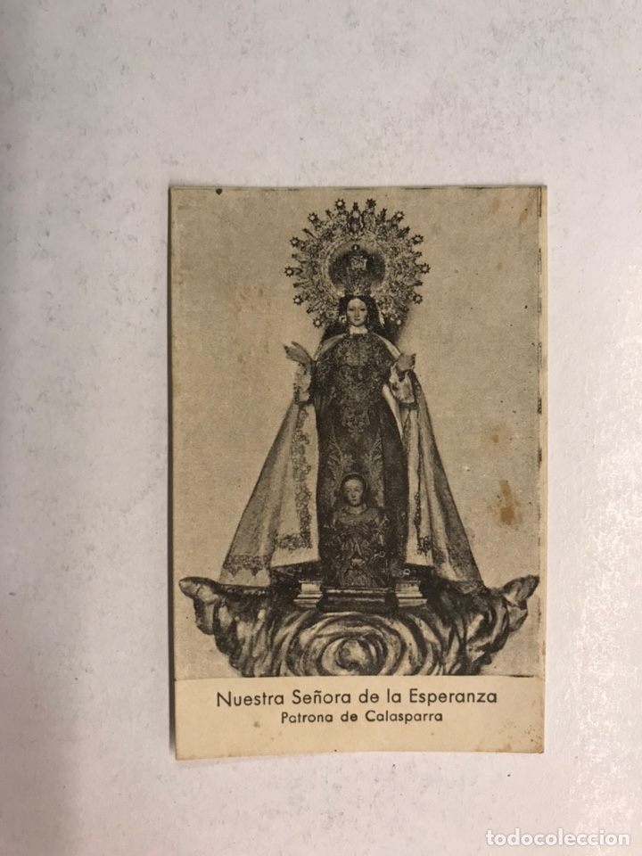 Postcards: CALASPARRA (Murcia) Estampa, Nuestra Se&ntilde;ora de la Esperanza (h.1950?)