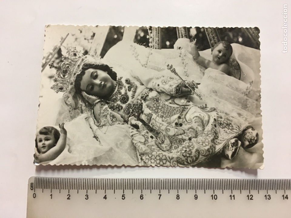 Postales: POSTAL. NI&Ntilde;O JES&Uacute;S DORMIDO. FOT&Oacute;GRAFO?. H. 1958?.