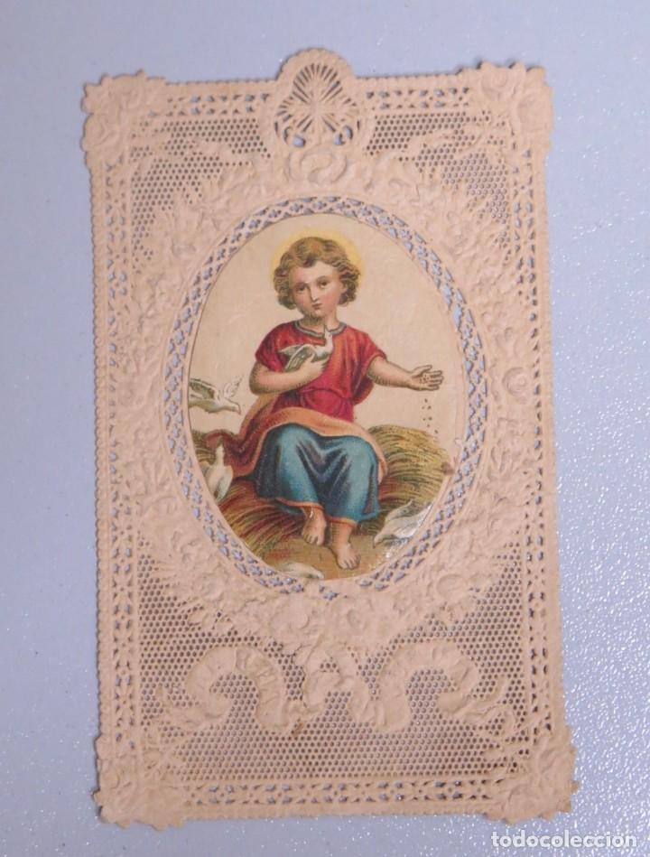 Postais: ESTAMPA DE PUNTILLA. NI&Ntilde;O JESUS