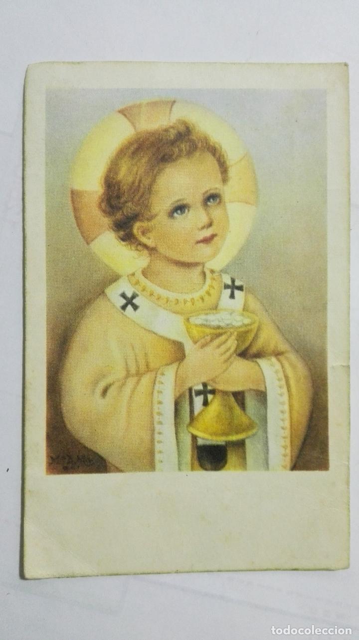 Postales: ESTAMPA PRIMERA COMUNION, IGLESIA PARROQUIAL DE SAN MIGUEL DEL PUERTO, MAYO 1966