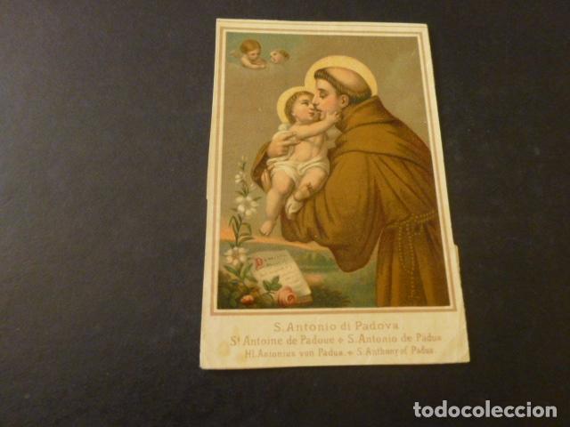 Postales: SAN ANTONIO DE PADUA ANTIGUA ESTAMPA CROMOLITOGRAFICA