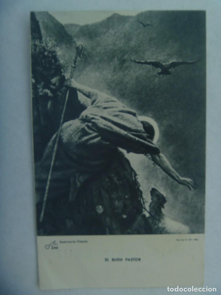 Postkarten: ESTAMPA RECUERDO DE LA ORDENACION SACERDOTAL PRIMERA MISA. LAS CABEZAS ( SEVILLA ), 1963