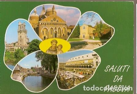 Postales: Italia  & Circulado,Saludos desde Padua,San Antonio,Sottomarina a Boujan-sur-Libron France 1988 (61)