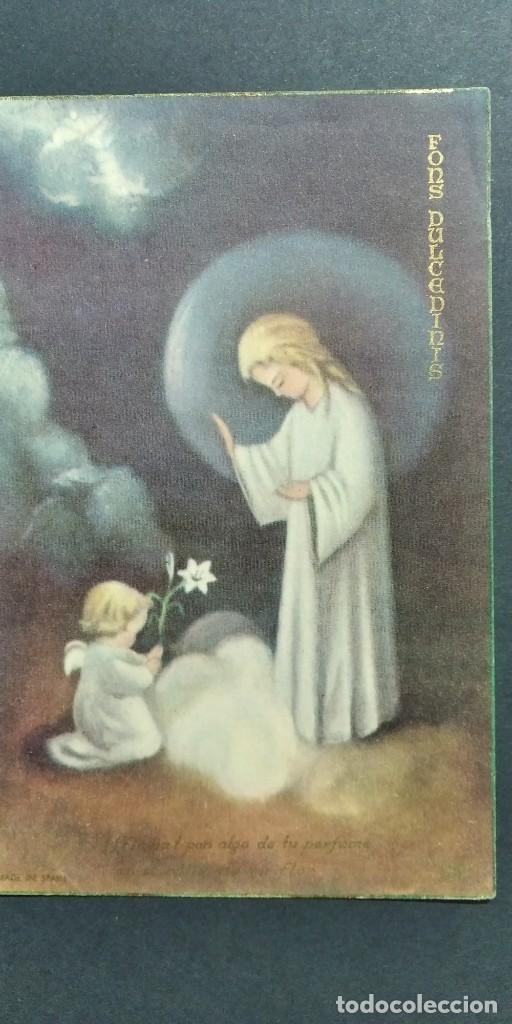 Postais: FONS DULCEDINIS	 - ESTAMPA RELIGIOSA MARIANA	A2